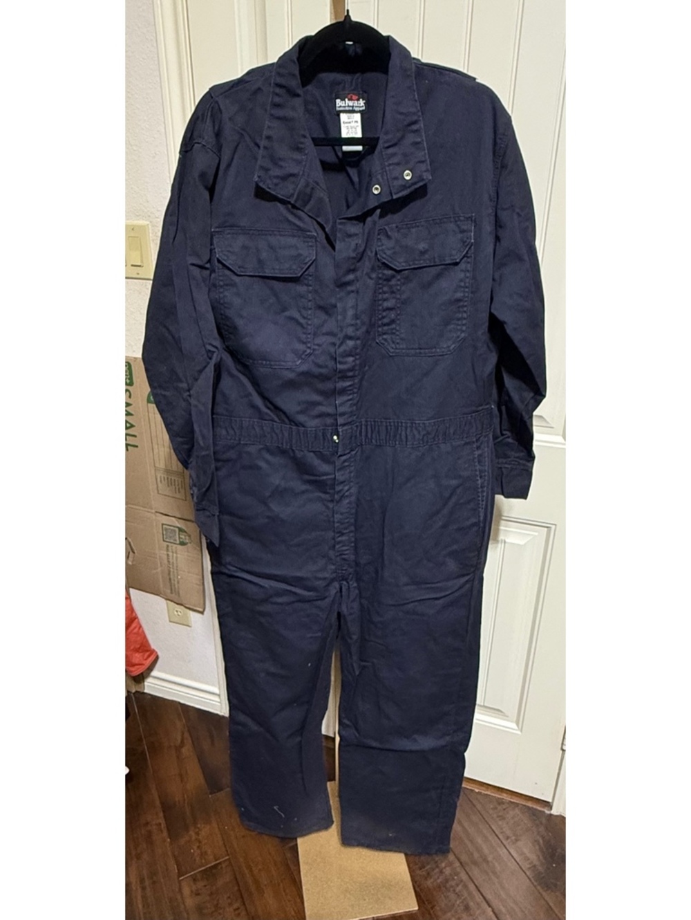 Bulwark Excel FR ComforTouch Premium Flame Resistant Coveralls 44-RG Navy Blue